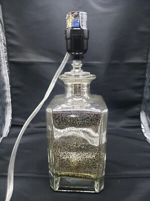 Mercury Glass decanter Lamp - Image 1 of 4