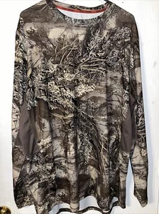 Real Tree Camo Hunting  Mens XLarge Long Sleeve Round Neck Scent Control - Picture 1 of 6