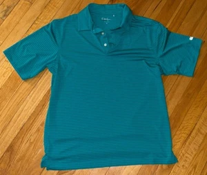 Polo Walter Hagen uomo M verde a righe Essentials golf manica corta - Foto 1 di 5