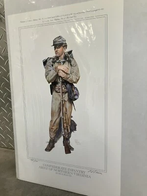 里克·里夫斯 - "北弗吉尼亚联邦步兵军"内战印刷品 — 第 1/3 张图片