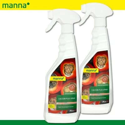 Manna 2 x 0,5 L Calcium Plus Spray Calciummangel Tomaten Kernobst Blütenfäule - Bild 1 von 2