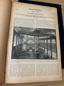 Machinery Journal 1896-1897 1899-1900 Illustrated Machinists Engineers Industry - Picture 1 of 17