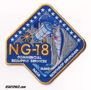 Auténtico PARCHE CYGNUS NG-18 NORTHROP GRUMMAN NASA ISS SERVICIOS DE REABASTECIMIENTO Misión - Imagen 1 de 4