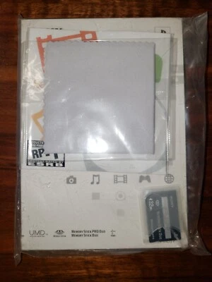 OEM Sony Manual, 32MB PSP Memory Stick Duo Card Paperwork - New & Sealed - Image 1 of 2