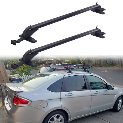 Universal Car Top Roof Rack Cross Bar 43.3" Luggage Carrier Cargo Storage - Imagem 1 de 4
