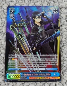 Weiss Schwarz SAO 10th Anniversary Kirito SAO/S100-077 SP SP Signed Gold Foil - Picture 1 of 2
