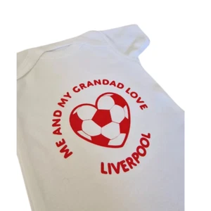 Bebé Liverpool Crece-Impreso-Me And My Grandad Love Liverpool-Bebé Crece - Imagen 1 de 14