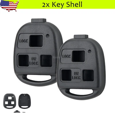 2 para Toyota FJ Cruiser 2008-2011 Land Cruiser llavero carcasa sin hoja Foto 1 de 4