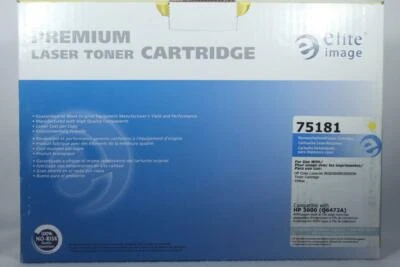 Sealed Yellow Laserjet Toner Cartridge-Elite Image Remanufactured for HP3600 NEW - Image 1 of 4