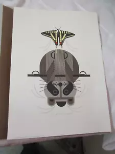 1978 Charles Harper Serigrafie Raccrobat signiert Bleistiftrahmen Haus Galerie 11x16 - Bild 1 von 7