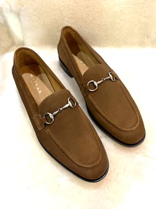 NIB Mezlan Men's Slip-On Ornament Loafer in Brown Size 11 60936 - Picture 1 of 3