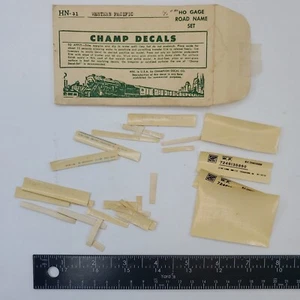 CHAMP, WESTERN PACIFIC, WP, ROAD NAME SET, HO SCALE DECALS, HN-31 - Picture 1 of 9
