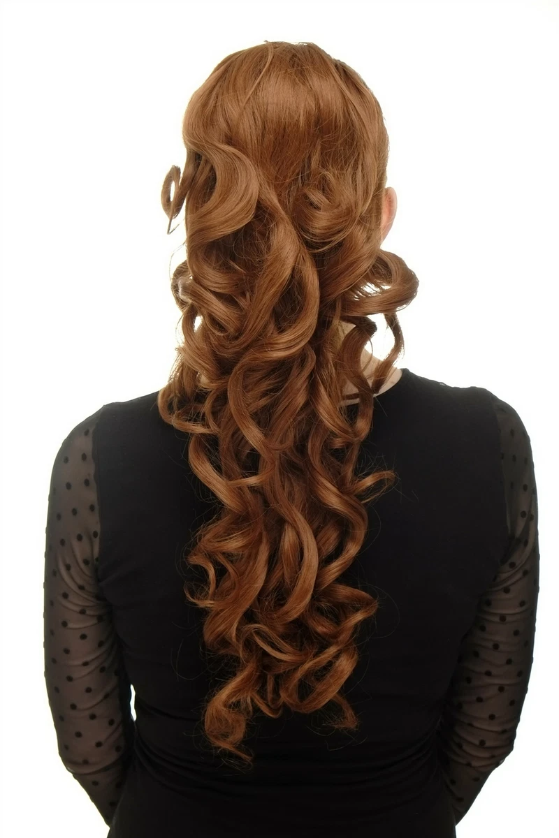 WIG ME UP Haarteil Zopf – Glatt, Schwarz, Mittellang, Mit Butterfly-Klammer, Aus Kunstfaser
