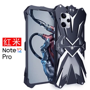 Powerful Shockproof Metal Armor For Redmi Note 12 Pro Case Cover Aluminum Bumper - Picture 1 of 10