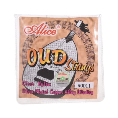 Alice AOD11 11-String Oud Strings Set(G-D-A-E-B-F) Nylon Core  Plated W7S5 - Image 1 of 4