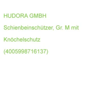 HUDORA Schienbeinschoner mit Knöchelschutz blau/schwarz Größe M (4005998716137) - Bild 1 von 2