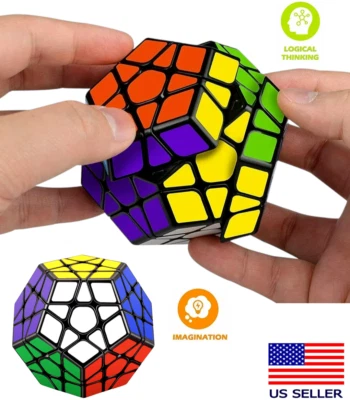 Multi-color Megaminx Dodecahedron Magic Cube Puzzle Speed Layers Mind Game Toy - Image 1 of 4