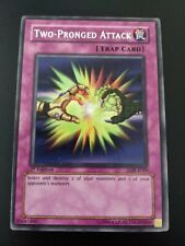 Two-Pronged Attack LOB-E049 Rare 1st Edition Excellent Yugioh