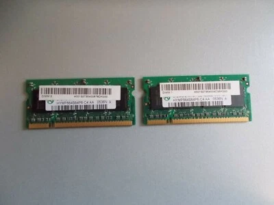 2X HYNIX 512MB, Memoria RAM Per Laptop, 2Rx16 PC2-4200S-444-12, #K-90-7 - Immagine 1 di 3