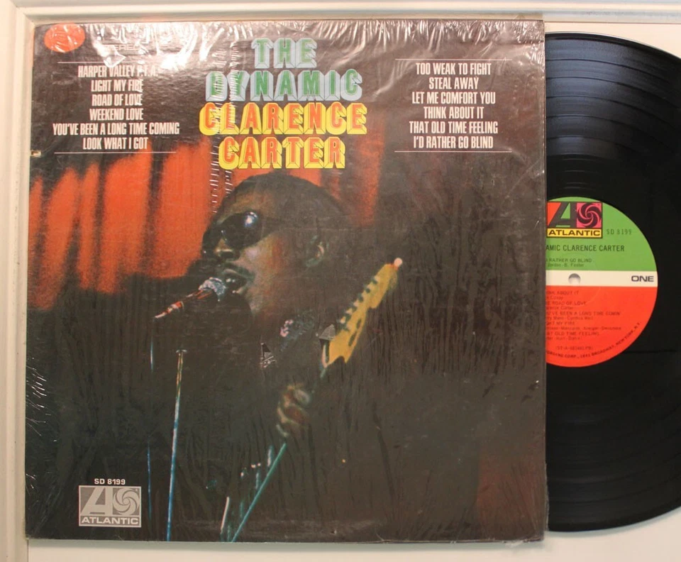 Clarence Carter Lp The Dynamic (1969) On Atlantic - Vg To Nm / vg (In Shrink - Image 1 of 1