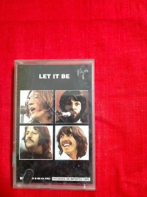 The Beatles Let It Be 2000  RARE orig CASSETTE TAPE INDIA indian - Image 1 of 4