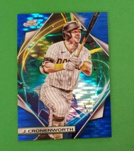 2022 Topps COSMIC CHROME Jake Cronenworth Blue Moon Refractor - #/99 - Picture 1 of 2