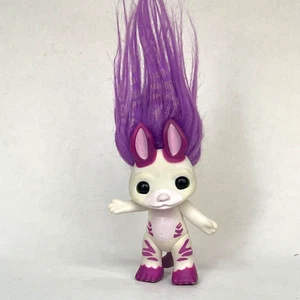 The Zelfs 3" Troll Zebbie Zedbra Zelf Viola Bianco - Foto 1 di 11