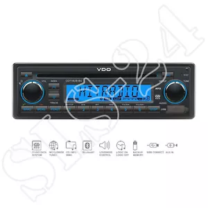 VDO CD716UB-BU 12V FM RDS Bluetooth CD Radio AUX-In USB MP3 Autoradio CAR Tuner - Bild 1 von 1