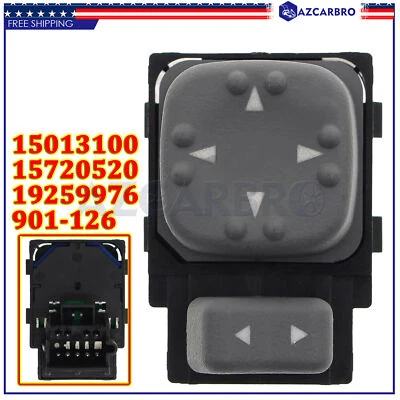 Interruptor de espejo retrovisor delantero izquierdo alto rendimiento para 1998 1999 2000 2001 GMC Jimmy S-15 Foto 1 de 4