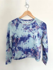Athleta Girl Tie Die Crewneck Long Sleeve Sweatshirt - Size M 8/10 - Picture 1 of 3