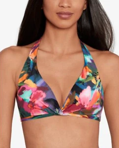 Lauren Ralph Lauren L107806 Womens Floral Jungle Paradise Bikini Top Size 6 - Picture 1 of 2