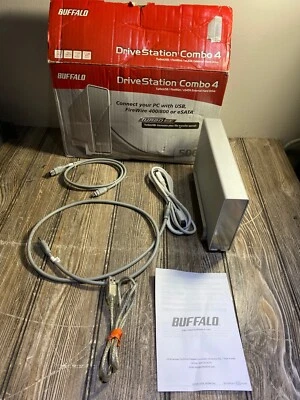 Buffalo DriveStation Combo 4 - Disco duro externo de escritorio COMO ESTÁ, LEER Foto 1 de 4