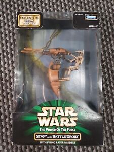 Vintage 1998 Kenner Star Wars STAP and Battle Droid Episode 1 Sneak Preview NIB