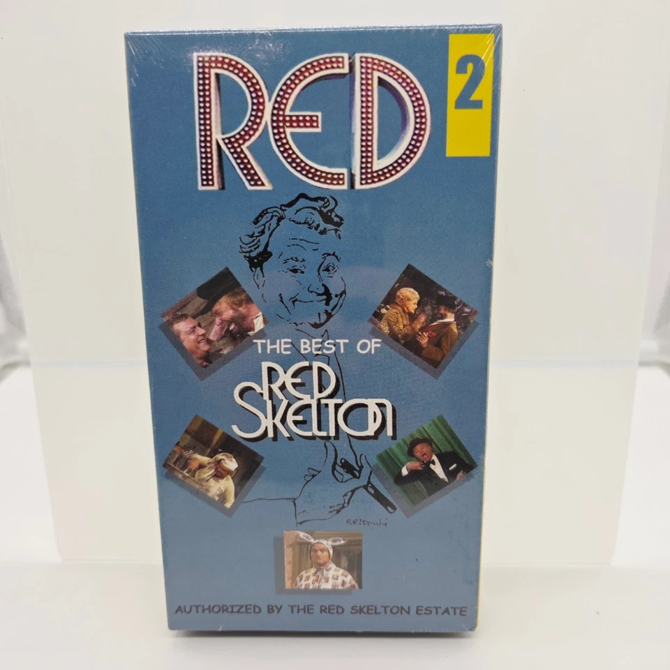 Red Skelton 2 VHS Classic Comedy Best of Red Skelton Estate Authorized - Image 1 of 1