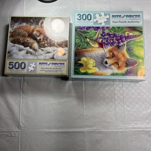 Bits and Pieces lot 500 winter snuggle & 300 little bird in the lupines  - Picture 1 of 5