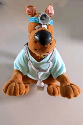 Scooby Doo Perro de Peluche 8 pulgadas Disfraz de Doctor Halloween Divertido WB Aplausos Foto 1 de 4