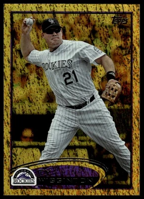 2012 Topps #154 Ty Wigginton Gold Sparkle [GOATCARDS] - Image 1 of 2