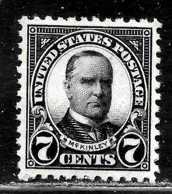 HICK GIRL-OLD MINT U.S. SC#559 McKINLEY, PERF. 11 X 11 EDICIÓN 1922 X5930 Foto 1 de 2