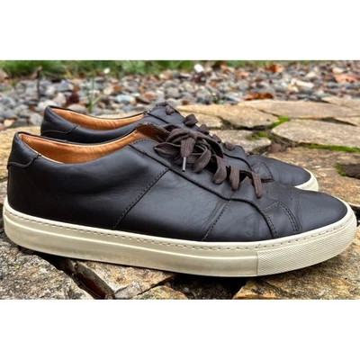 Greats Brooklyn The Royale Tenis Zapatos Cuero Negro Informal Italia Para hombres 10.5 Foto 1 de 4