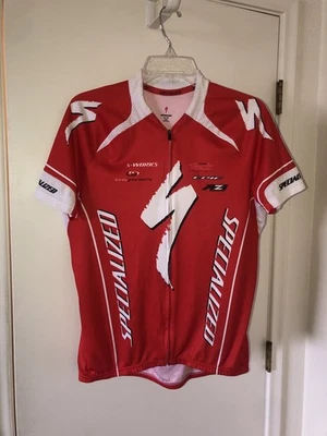 Jersey de ciclismo especializado con cremallera completa S-Works para hombre grande rojo/blanco/negro  Foto 1 de 4