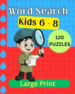 Libro Ricerca Parole per Bambini Età 6-8 Stampa Grande 120 Puzzle ⭐️⭐️⭐️⭐ - Foto 1 di 3