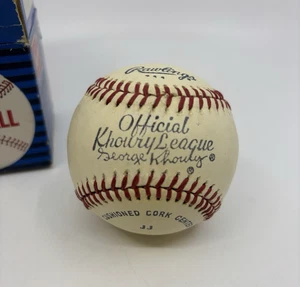 Vintage Rawlings Official George Khoury League Baseball New Open Box Haiti - Picture 1 of 13