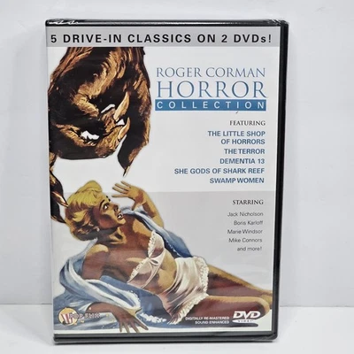 Roger Corman 5 DRIVE-IN CLASSICS Horror Collection (DVD, 2010, 2-Disc Set)  - Image 1 of 4