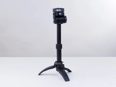 复古 Cullmann 西德迷你桌面三脚架 带平移/倾斜头和 QR 板 — 第 1/4 张图片