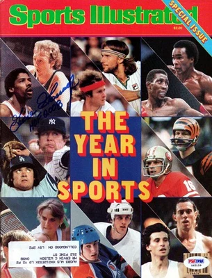 Rich Goose Gossage Auto Sports Illustrated Magazine Yankees "HOF 2008" PSA/DNA - Image 1 of 2