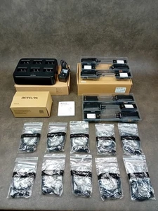 6 Unused Retevis RT27 Long Ramge Walkie Talkies with Charger & Ear Pieces - Picture 1 of 19