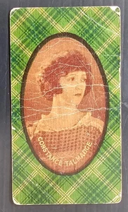 1922 Australia Film Artists McIntyre Bros Series 1-Constance Talmadge Choc Card - Picture 1 of 2