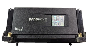 Intel Pentium II 350MHz SL2SF Slot 1 CPU w/ Fan - Picture 1 of 3