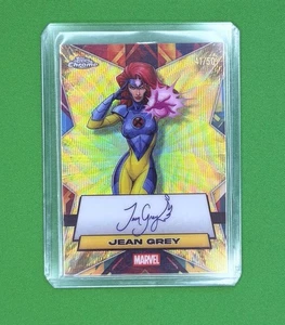 2025 Topps Chrome Marvel Jean Grey Facsimile Auto Gold Wave #/50 X-Men - Picture 1 of 2