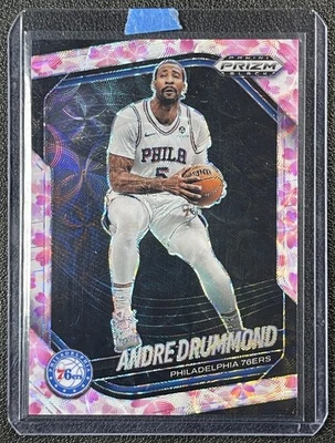 ANDRE DRUMMOND 2024-25 PANINI PRIZM BLACK #114 CHERRY BLOSSOM 11/20 76ERS - Image 1 of 2